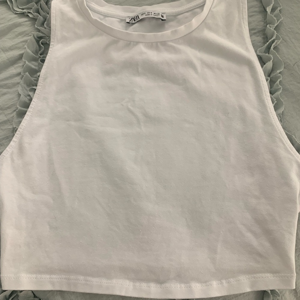 Zara Cropped Tank Top